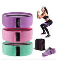 Bandas de resistencia para glúteos y muslos, bandas elásticas de entrenamiento para sentadillas, círculo, tiras elásticas para Fitness, bucles, equipo de gimnasio y Yoga - details 8