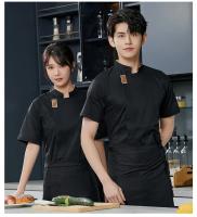 Ropa de trabajo de Chef profesional, ropa de cocina para Catering, Tops, uniforme de restaurante, camisa de cocina, chaqueta de cocinero de Hotel, monos de camarero - details 11