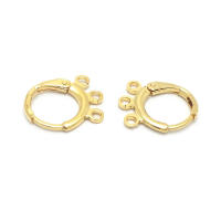 Aretes de Cuerda de Metal Dorado de 18K Diseño Redondo Rectangular de Alta Calidad - details 114