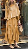 Conjunto de Falda A-Line de Talla Irregular para Mujer Primavera Otoño - details 9