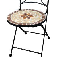 Mesa de Balcón Mosaico Jardín Redonda Mediterránea - Auxiliar, 60 cm - details 7
