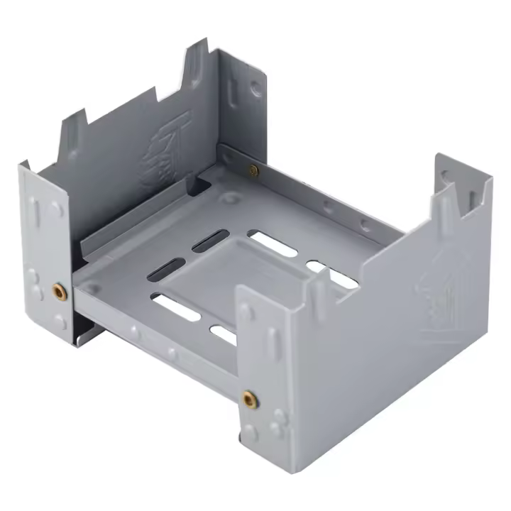 Quemador de estufa de bolsillo portátil plegable para acampar al aire libre con combustible de Alcohol sólido de 95x75mm - 1