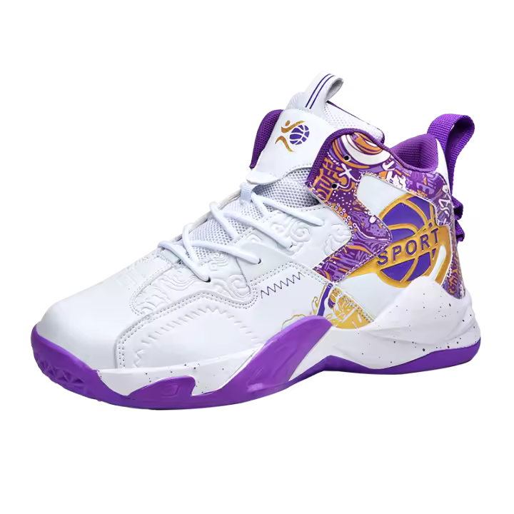 Zapatos de baloncesto para hombre y mujer, zapatillas de deporte transpirables antideslizantes a la moda para actividades al aire libre - 1