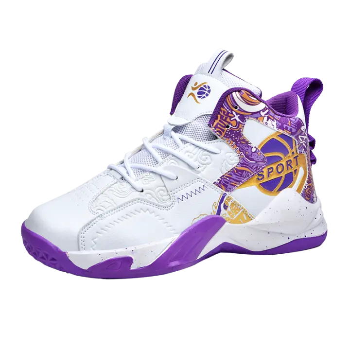 Zapatos de baloncesto para hombre y mujer, zapatillas de deporte transpirables antideslizantes a la moda para actividades al aire libre - 1