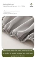 Sábana bajera ajustable con bandas elásticas, fundas de colchón antideslizantes para cama individual, doble, King y Queen, 90/120/150/180cm - details 4