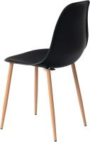 Juego de 4 sillas giratorias de ante para comedor con asiento acolchado, sillas de diseño para salón o cocina, con patas de metal negro, marrón - details 58
