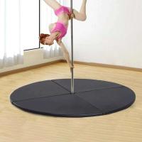 Foldable Yoga Mat Dancing Floor Cushion Sports Folding Pole Dance Mat Exercise Mat Yoga Pad for Indoor Workout Training Fitness