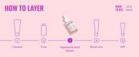 How to layer: Step 3 - Hyaluronic Acid Serum