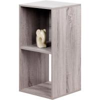 Estantería de Madera de 2 Niveles Estantería Escalonada de 3 Compartimentos - details 0