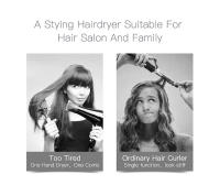 4 In 1 Hair Dryer Brush Electric Hot Air Comb Multifunction Hair Curler Straightener Curler Negative Ion Hair Dryer - details 3