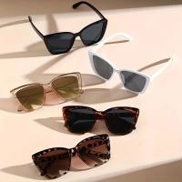 Gafas de sol cóncavas premium con forma de ojo de gato, gafas de sol de moda, montura grande cuadrada. - details 2