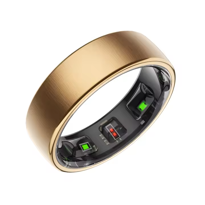 Anillo Inteligente SANLEPUS R10 - Monitor de Salud para Frecuencia Cardíaca + Oxígeno en Sangre |   Carga inalámbrica, 5ATM y batería con autonomía de 7 días |   Parejas, Deportes y Salud General - 1