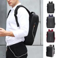 Mochila antirrobo informal para hombre, bolsa de viaje de alta capacidad, carga USB, negocios, ordenador - details 1