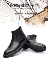 Botas Chelsea de cuero de ante premium para hombre, tobillo de moda de diseñador italiano, 2021 - details 0