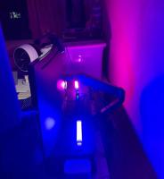 Tubo de luz de tubo colorido, luz RGB de 17cm/32cm, luz nocturna USB, palo de luz azul violeta, lámpara de habitación, luz de relleno colgante de mano, foto - details 5