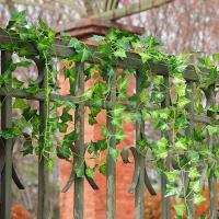 Enredadera Artificial verde de plástico falso para escalada, hoja de Tigre, vid, Terrario de reptiles, decoración de serpiente - details 6