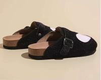 Zapatillas de soporte en forma de corazón para mujer, tallas 35-43, suela de crin, antideslizante Boston hombre y mujer mula corcho - details 6