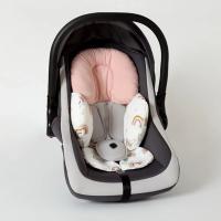 Cojín de Asiento de Carrito de Bebé Transpirable Almohadilla de Soporte de Cabeza y Cuello para Carrito de Bebé - details 6
