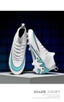 Botas de campo de fútbol para hombre, tacos de sociedad profesional, zapatos de fútbol originales para niños, zapatos de fútbol antideslizantes para entrenamiento de césped para niños - details 15