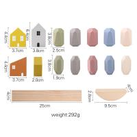 Juguetes de enhebrado de animales para bebé, balancín de madera, juegos de mesa, Montessori, habilidad práctica, bloques - details 9