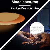 Hogar inteligente, decoración de interiores, techo, control remoto, luz de techo LED de madera inteligente para dormitorio y sala de estar. - details 12