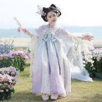 Hanfu verano niños Super inmortal Tang 2025 nuevo vestido de estilo chino disfraz antiguo para niñas - details 9