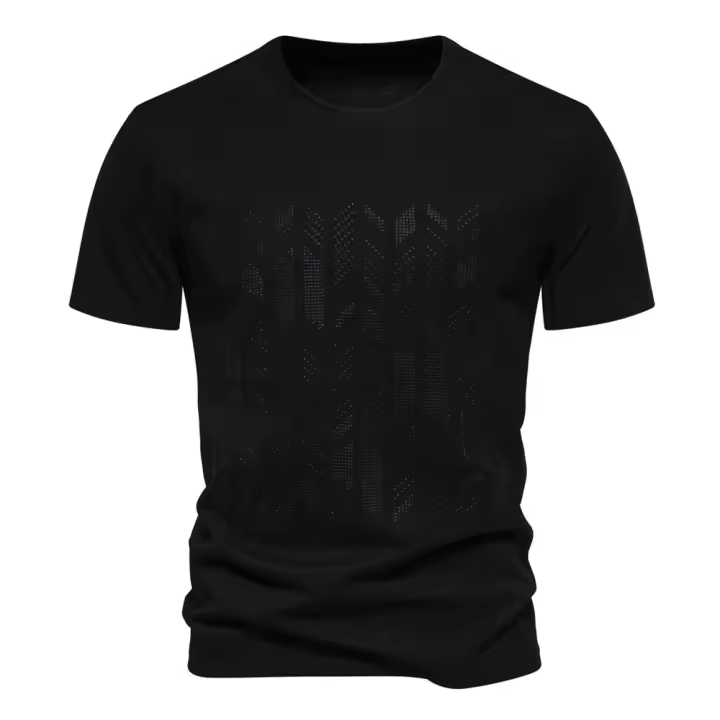 Camiseta informal ajustada de manga corta, moda de verano 2025, novedad de primavera - 1