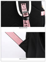 Mochila para Niñas  Mochila de Día al Aire Libre con Puerto de Carga USB 21 Litros Negro Rosa - details 24