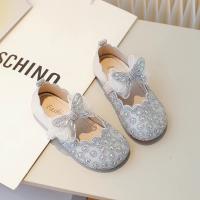 Zapatos de vestir para niñas, calzado de cuero con purpurina, diamantes de imitación, encaje, nudo de mariposa, Princesa, planos - details 10