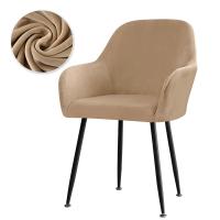 Cubierta de Silla de Comedor de Terciopelo Suave Cubierta Elástica de Spandex para Silla de Oficina, Hotel, Boda, Sala de Estar - details 1
