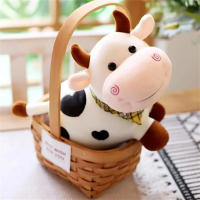 Muñeco de Goma de Animal de Algodón con Diseño de Vaca Lindo de Dibujos Animados para Niñas Decoración de Hogar Relleno - details 4