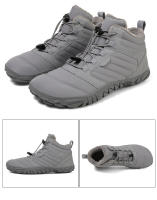 Botas de lana enrosadas, zapatos individuales impermeables y antideslizantes, de algodón, antideslizantes - details 31
