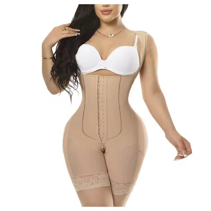 Moldeador de Cuerpo Completo de Alta Compresión Corset Postparto Colombiano - 1