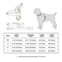 Collar de Cuero de Nylon para Perros Correa de Captura de Mascotas sin Tirón para Perros Pequeños y Grandes Correa de Vestir de Mascotas - details 1