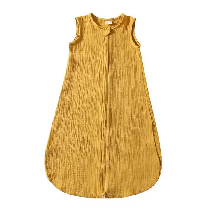 Saco de dormir para recién nacido, ropa de dormir Universal de Algodón con Cremallera de Color sólido, fina para Bebe Manta, traje Cómodo para Exteriores, novedad de 2025 - 1