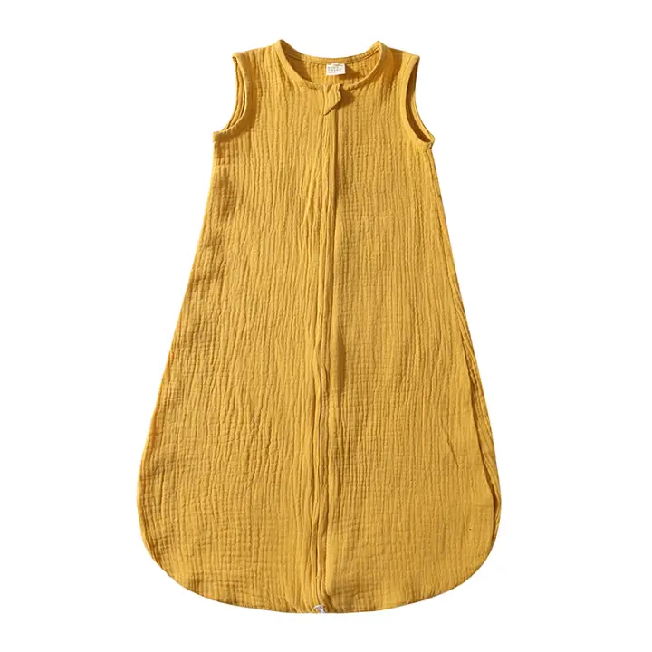 Saco de dormir para recién nacido, ropa de dormir Universal de Algodón con Cremallera de Color sólido, fina para Bebe Manta, traje Cómodo para Exteriores, novedad de 2025 - 1