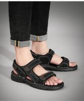 Sandalias deportivas para hombre, correas ajustables, sandalias de senderismo para interiores y exteriores, sandalias informales con punta abierta para caminar, zapatos de agua para playa de verano - details 8
