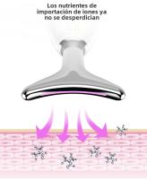 Masajeador de belleza, Instrumento de limpieza con luz en color, Lifting facial de Microcorriente y Reafirmante - details 6