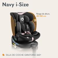 Sillón Giratorio 360O para Niños Estabilidad ISOFIX Asiento de Reposacabezas y Dri-Seat Rosa - details 1