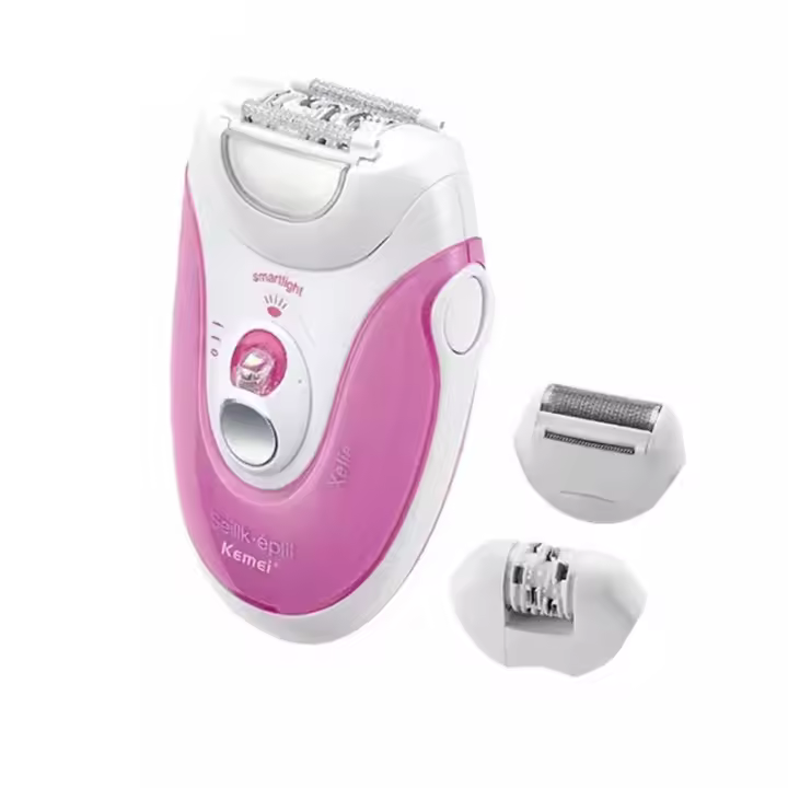 Kemei-depiladora eléctrica 3 en 1 para mujer, depilación Facial de cuerpo completo, Bikini femenino, axilas, piernas, afeitadora, recortadora, depiladora para mujer - 1