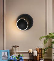 Lámpara LED de pared moderna para dormitorio, luz de pared de cabecera, CA 90V-260V, LED para interior, 360 giratorio, decoración de iluminación de pasillo del hogar de aluminio - details 4