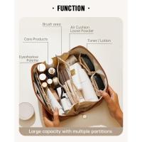 Bolsa de Cosméticos de gran capacidad para Mujer, Bolsa portátil impermeable, Bolsa de asiento Plano Abierta - details 0