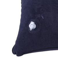 Cojín de asiento inflable de 2 piezas, almohada de viaje para dormir, soporte para la cabeza en el coche, azul profundo, 38x24cm - details 8