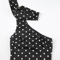 BUNO-Camisola de gasa para mujer, Top corto de leopardo Y2k, moda de verano, ropa de calle, camiseta sin mangas, Tops sexis sin mangas para mujer, chaleco con hombros descubiertos - details 44