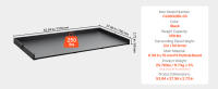 SucceBuy Encimera para lavadora y secadora, tapa de madera de 54" x 27", resistente al agua para organización y almacenamiento de lavandería, mejora el espacio y la funcionalidad - details 9