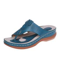 Zapatillas de tacón de cuña para mujer, zapatos de verano - details 7