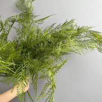 Ramas de plantas de helecho artificiales grandes, tacto Real, hojas de helecho de Boston hechas a mano, helecho de espárragos Artificial elegante realista - details 12