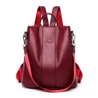 Mochila De Piel antirobo para Mujer, vintage Bolso de Hombre, mochila Viaje Alta capacidad, - details 11