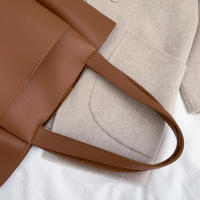 Bolso de hombro de gran capacidad para mujer, bolsos de cuero PU de alta calidad, bolso de mano Retro femenino - details 16
