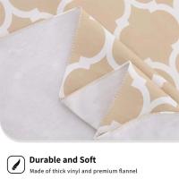 Olanli Mantel Redondo de PVC de 60 Pulgadas Impermeable y Resistente al Calor, Mesa de Comedor de Cocina para Bodas, Funda de Mantel marroquí - details 6